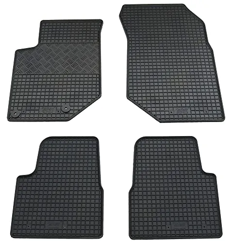 AD Tuning RI905076 Gummifußmatten Set, 4-teilig, Gummi Fußmatten