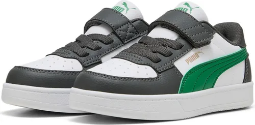 Puma Caven 2.0 Kinder Sneaker Klettschuh Weiß - Stylischer Sneaker für Kids mit SOFTFOAM+ Innensohle für besten Komfort, ideal für Freizeit und Spiel. Robuste Gummisohle sorgt für Halt und Sicherheit.