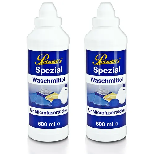 Produktbild Petzoldt's Spezial Waschmittel für Fahrzeugpflege Microfaser-Poliertücher, 1l