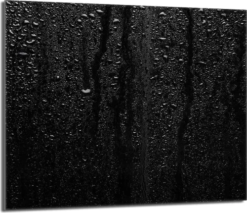 Glasschutzplatte für Herd 60x52 Schwarz