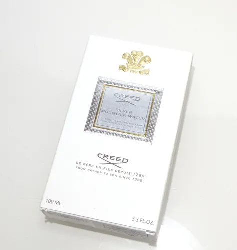 Creed Silver Mountain Water 100ml Eau de Parfum - Unisex Duft mit klaren, reinen Noten und würzigem Moschus, der Stärke und Anmut ausstrahlt - ideal für selbstbewusste Persönlichkeiten.