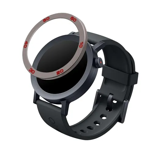 kwmobile Schutzring kompatibel mit CMF by Nothing Watch Pro 2 (D398) Fitnesstracker - Bezel Ring Lünette in Grau Rot