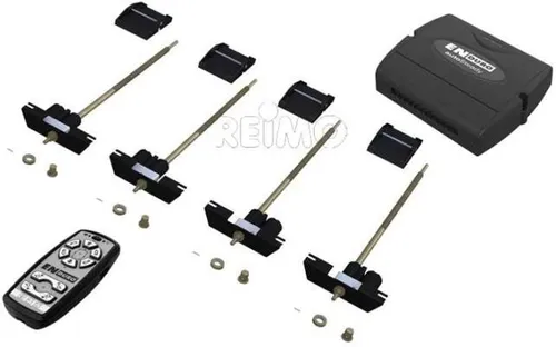 Enduro autoSteady AS101 - Elektronisches Anhänger-Stützsystem mit Fernbedienung, müheloses Heben und Senken der Stützen für Wohnwagen