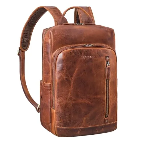 Produktbild STILORD 'Johnson' Lederrucksack für Herren