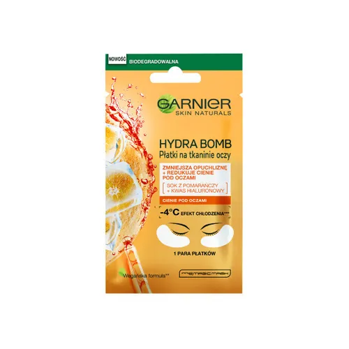 Garnier Augenpads mit Orangensaft & Hyaluronsäure, 6g - 6 Stk.