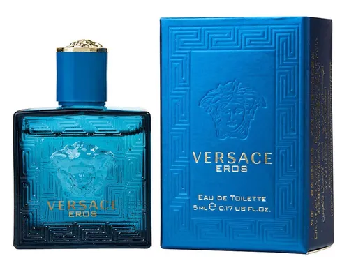VERSACE EROS 5 ml Eau de Toilette Miniatur Neu & Ovp Mini Herren-EdT 5ml