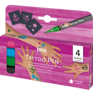 KREUL Tattoostifte farbsortiert 2,0 - 3,0 mm, 1 Set