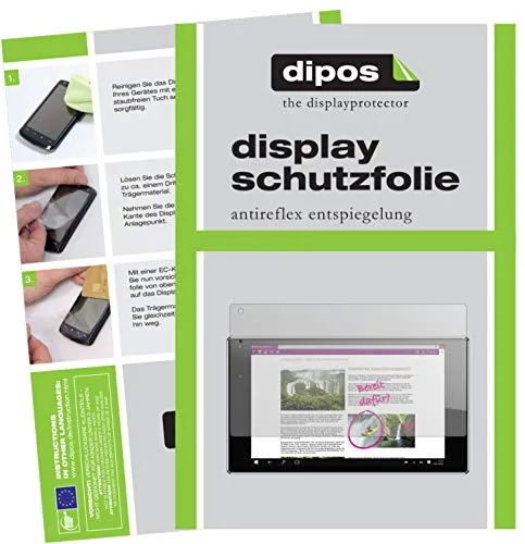 dipos I 2X Schutzfolie matt kompatibel mit Odys Winpad X9 22,6 cm (8,9 Zoll) Folie Displayschutzfolie