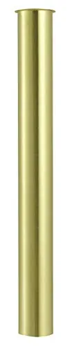 Messing Tauchrohr 300mm für Siphon, Keymark Verlängerung Rohr 32mm Abfluss, Verstellrohr Geruchsverschluss Flaschensiphon, Gebürstet Gold