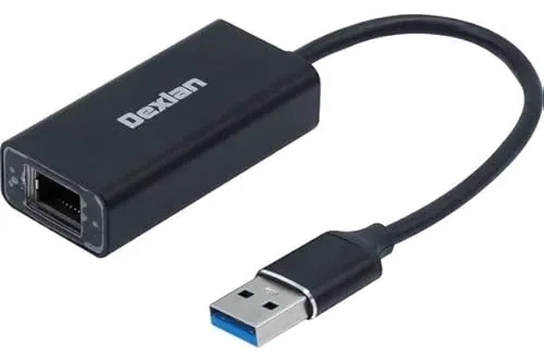 DEXLAN USB3.0 Gigabit Network Adapter with Cable