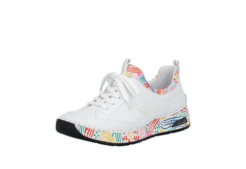 Rieker Damen Low-Top Sneaker 44562 in weiß von Rieker