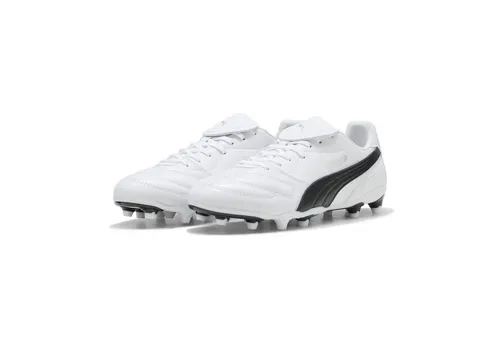 PUMA Herren Fussball-Rasenschuhe KING LIGA FG/AG - Erlebe das Spiel mit den KING LIGA Fußballschuhen. Weiches Obermaterial und adaptive Schuhzunge sorgen für perfekten Sitz. Ideal für festen Boden und Kunstrasen, damit du immer die Kontrolle behältst.