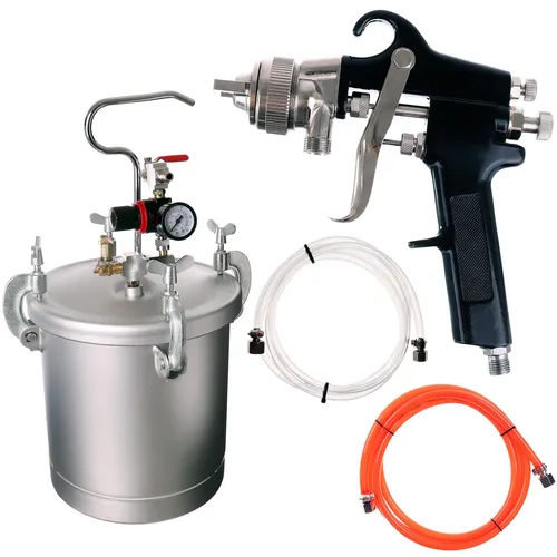 Lackiereinheit mit 1,8 mm Lackierpistole und 10 Liter Tank