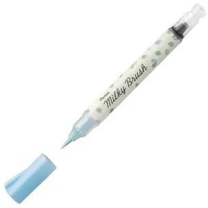 Pentel Brush-Pen XGFH-PSX, Milky Brush, pastell-blau, Pinselspitze flexibel