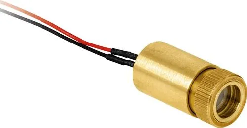 Laser Components Lasermodul Linie Rot 3mW LC-LMP-635-287-03-A - Sonstige Elektroinstallationsartikel, fokussierbares Lasermodul mit 45° Öffnungswinkel für präzise Anwendungen in kompaktem Design.