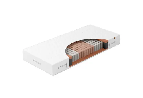 verapur Ortho Plus Taschenfederkernmatratze 70x200 cm - Matratze mit 7-Zonen Tonnentaschenfederkern für optimale Ergonomie und erholsamen Schlaf. Waschbarer Bezug, ideal für Allergiker und sorgt für ein ausgezeichnetes Schlafklima.