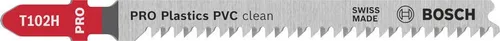 Bosch PRO Plastics PVC clean T102H Stichsägeblatt, 100 mm, 2-teilig