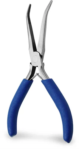 Hakenlöse-Zange, 15 cm lang, aus rostfreiem Stahl mit rutschsicheren EVA-Griffen