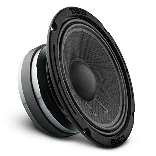 DS18 1 8PRO300MB-4 20 cm, 200 mm, 8 Zoll Durchmesser, mittlerer Basslautsprecher, 150 Watt RMS und 300 Watt Max, 4 Ohm Impedanz, 97 dB Spl, Autotüren, 1 Stück