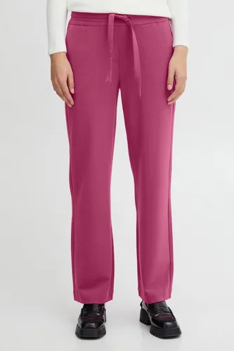 b.young BYDANTA Casual Pant Y - Fuchsia Red Damenhose - Damen-Hosen mit elastischem Bund und Stretch für perfekten Tragekomfort, ideal für Casual- und Business-Looks.