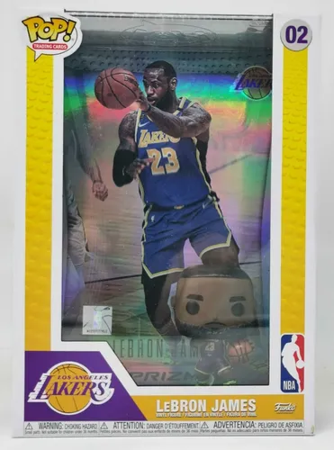 NBA Los Angeles Lakers - LeBron James 02 Funko Trading Card, offizielle Sammelfigur in Schutzbox für Fans und Sammler