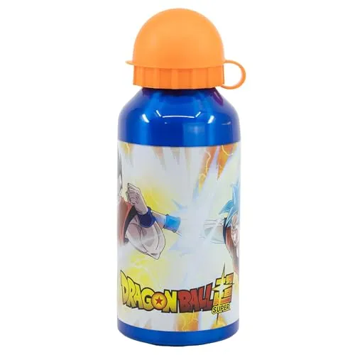 Stor Dragon Ball | Aluminium Kinderflasche - Wasserflasche für Kinder - Wiederverwendbare Wasserflasche - 400 ml