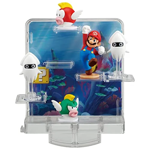 EPOCH Games 7392 Super Mario Balancing Game Plus Underwater Stage - Party Spiel Geschicklichkeitsspiel Bunt