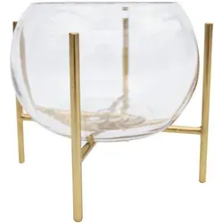 LaLe Living Vase Arzu, Gold, 23 cm in gold von LaLe Living