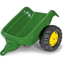rolly toys® rollyKid Trailer John Deere grün - Erweiterung für Spielfahrzeuge, ideal für kleine Abenteurer und fördert kreatives Spielen im Freien.