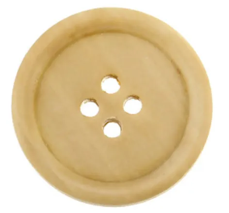 Holzknöpfe 30mm mit Blumenmotiv XXL 4-Loch Knopf Knöpfe zum annähen basteln 10