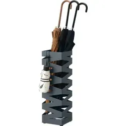 SONGMICS Regenschirmständer quadratisch in grau von SONGMICS