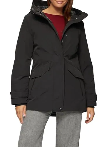 s.Oliver Sportive Jacke mit leichter Wattierung - Funktionsjacke in hochwertiger Qualität mit fixierter Kapuze, Rippbündchen und praktischer Innentasche – ideal für aktive Freizeitgestaltung.