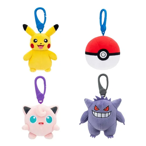 Pokémon - Clip On W12 Assortment - Plüschfigur  |  (95177-12) - Neu & OVP