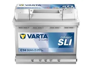 VARTA Dynamic SLI C14 Autobatterie 12V 56Ah