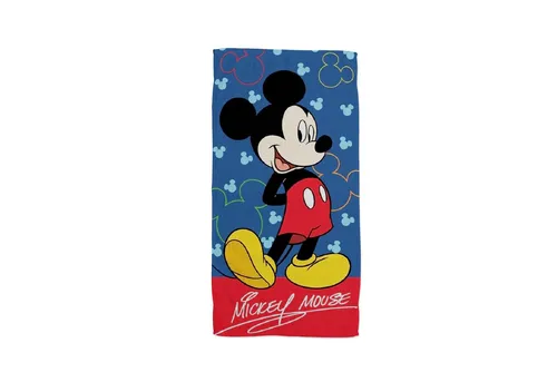 Disney Mickey Mouse Strandtuch Kinder Badehandtuch – Weiches & saugstarkes Strandtuch 70x140 cm