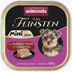 ANIMONDA Vom Feinsten Mini Junior Geflügel/Hirsch 100g