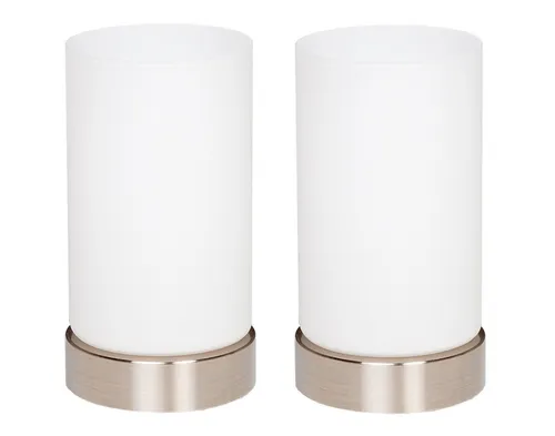 TRANGO LED Tischleuchte *Paula*, 2er Pack von Trango