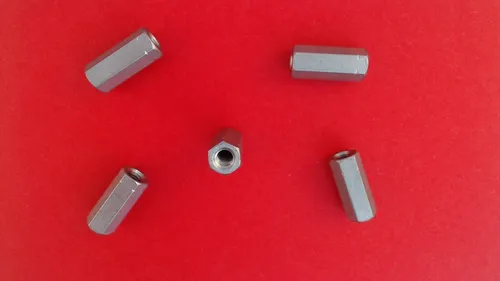 5X Verbindungsmuttern Langmuttern Gewindemuffen Sechskant Edelstahl A2 M6 x 25