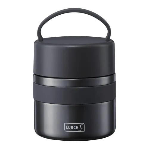 Lurch Iso-Pot 2.0 500ml grau - Praktische und isolierte Lunchbox für frische Lebensmittel unterwegs