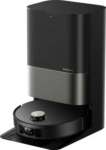 Dreame X50 Ultra Saugroboter Schwarz, Edelstahl - Smart Living: Der Dreame X50 Ultra mit 0,395 l Kombi-Funktion bietet effizientes Saugen und Wischen in einem, ideal für ein blitzsauberes Zuhause.