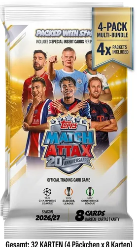 Topps Match Attax UEFA Club Competitions Champions League  2026/2027 – 4x