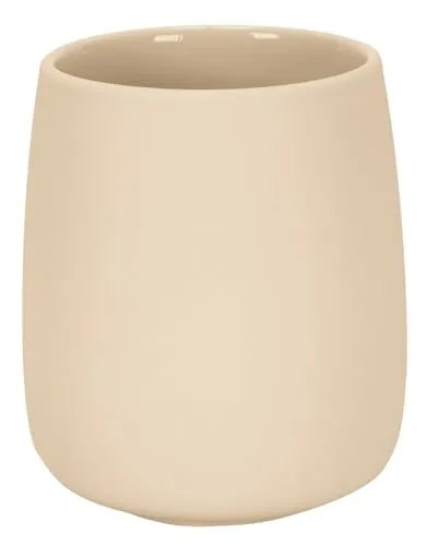 Kleine Wolke Zahnputzbecher Eclipse, Accessoires, Farbe Sandbeige, Material: Steinzeug gummiert