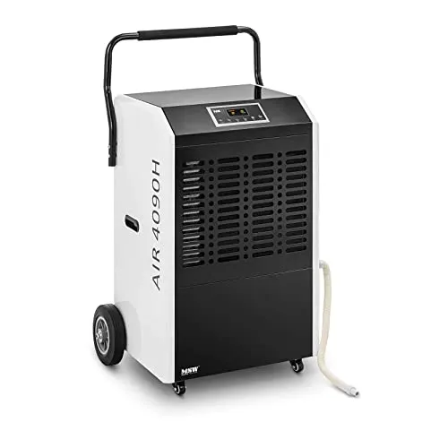 MSW Bautrockner Luftentfeuchter 138 l/24h - Luftentfeuchter für 70-100 m², entfernt bis zu 138 l Feuchtigkeit pro Tag, ideal für Neubauten und Renovierungen, um Schimmelbildung zu verhindern.
