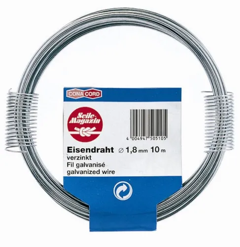 Conacord Eisendraht Ø 1,8 mm x 10 m verzinkt