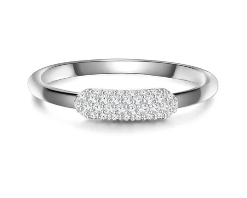 Glanzstücke München Silberring 54 - Eleganter Sterling Silber Ring - Ringe aus hochwertigem Sterling Silber, verziert mit strahlendem Zirkonia. Ideal für besondere Anlässe oder als stilvolles Accessoire im Alltag.
