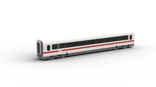 Stone Heap Ice 1 Mittelwagen 1./2. Klasse, Klemmbausteinset, 53 x 7 x 8,5 cm, 1364 Teile, Deutsche Bahn Eisenbahn, Avmz 801 / Bvmz 802, ab 14 Jahren, 1540g