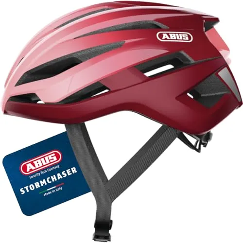 ABUS Unisex, Fahrradhelm, Rot (Bordeaux Red), L (59-61 cm)