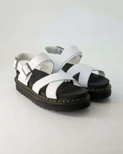 DR. MARTENS Voss 2 Sandale Leder weiß 42 EU - Modische Sandale aus hochwertigem Glattleder in Größe 42, ideal für den Alltag. Mit robustem Gummisohlenmaterial und praktischer Schnalle für optimalen Halt.