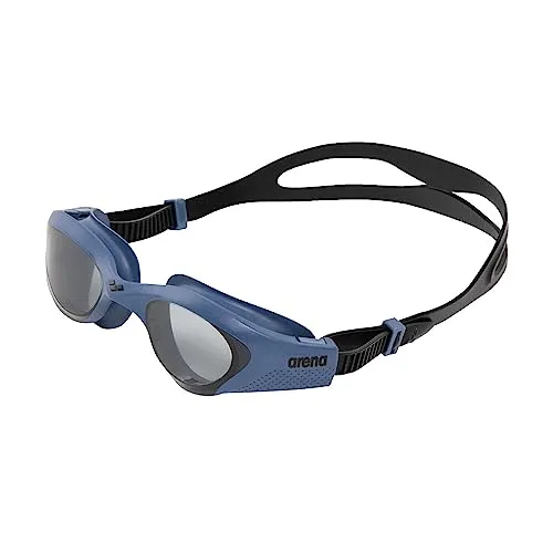 ARENA The One Schwimmbrille für Erwachsene, Unisex-Schwimmbrille mit Großen Gläsern, UV-Schutz, Selbstregulierender Nasensteg, Orbit-Proof-Dichtungen, Gläser mit Anti-Beschlag-Beschichtung
