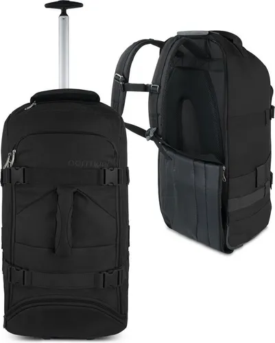 normani Reisetasche 60 Liter Melano - Rucksack und Trolley in Einem - Vielseitige Reisetasche mit 60 Litern Volumen, strapazierfähigem Polyester und praktischer Rucksackfunktion. Ideal für Reisen und den täglichen Einsatz.